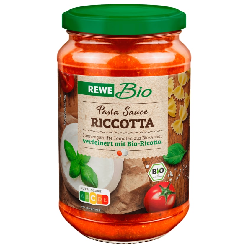 REWE Bio Pasta Sauce Ricotta 325ml